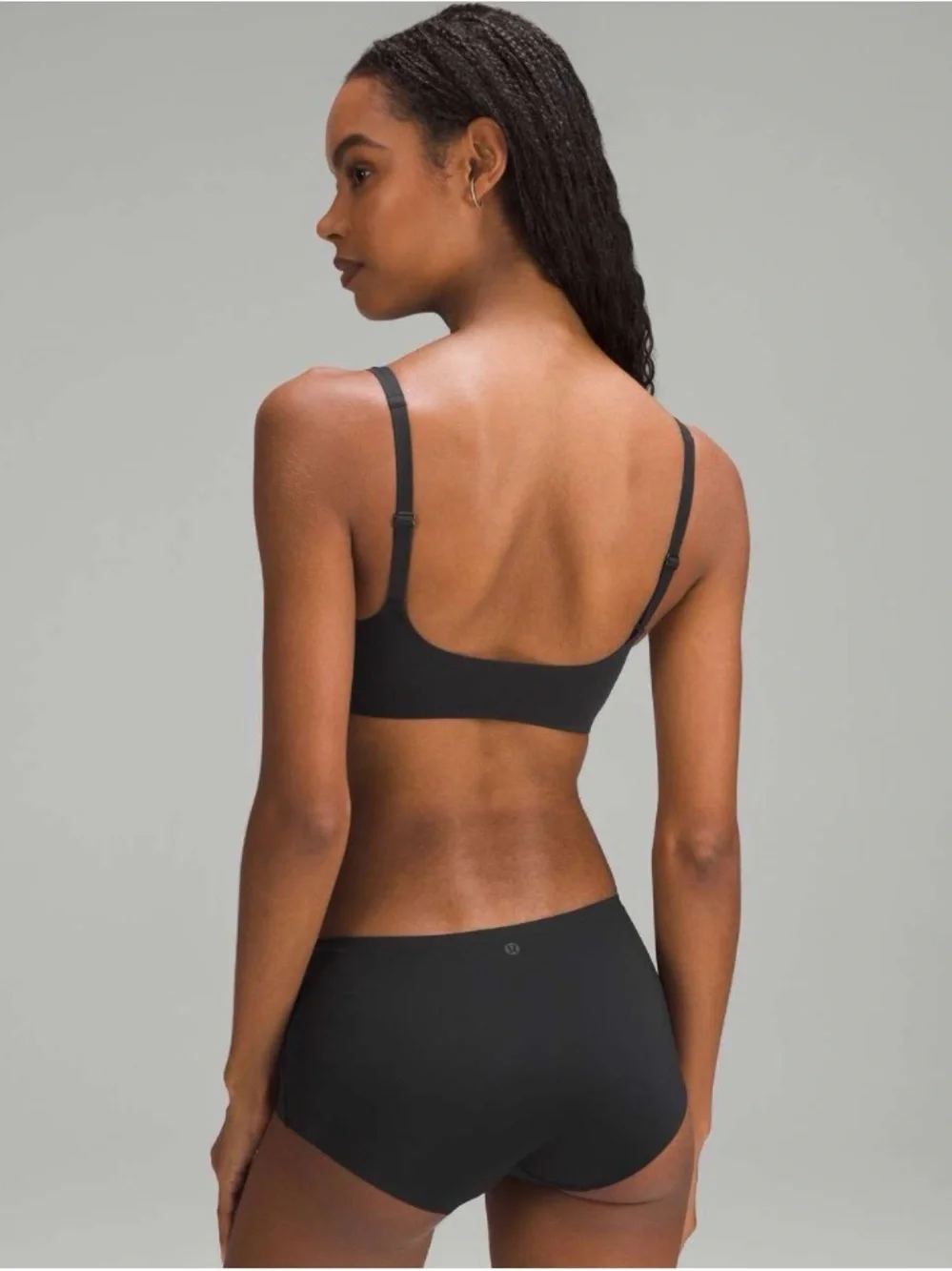 Lululemon Wundermost Ultra-Soft Nulu Scoop-Neck Bralette *A-D Cups Black 10